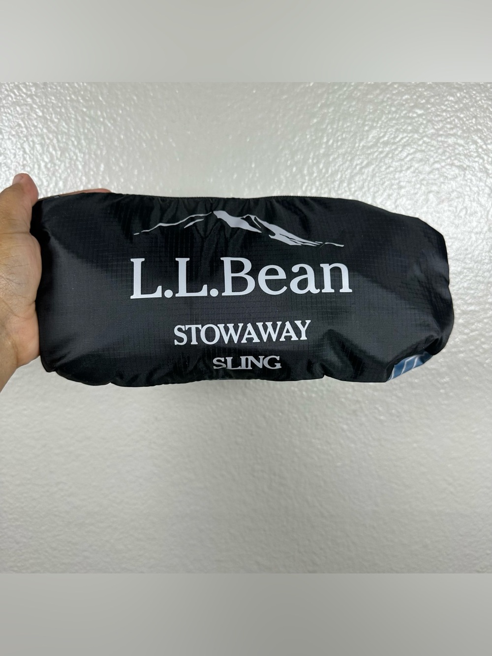 L.L.Bean Black Stowaway Packable Sling